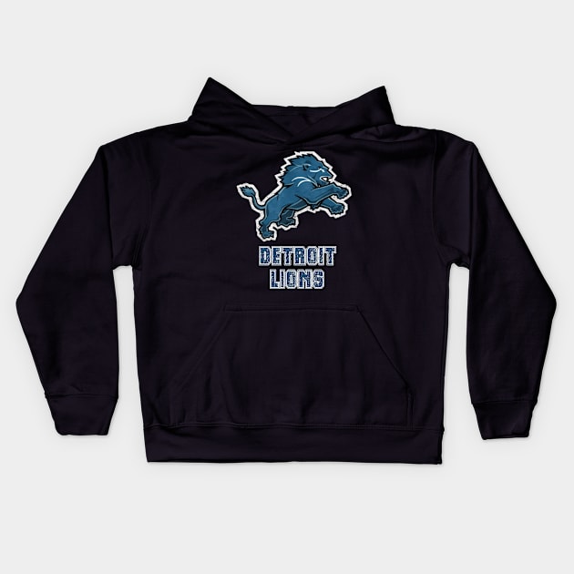 Detroit Lions Kids Hoodie by TshirtMA